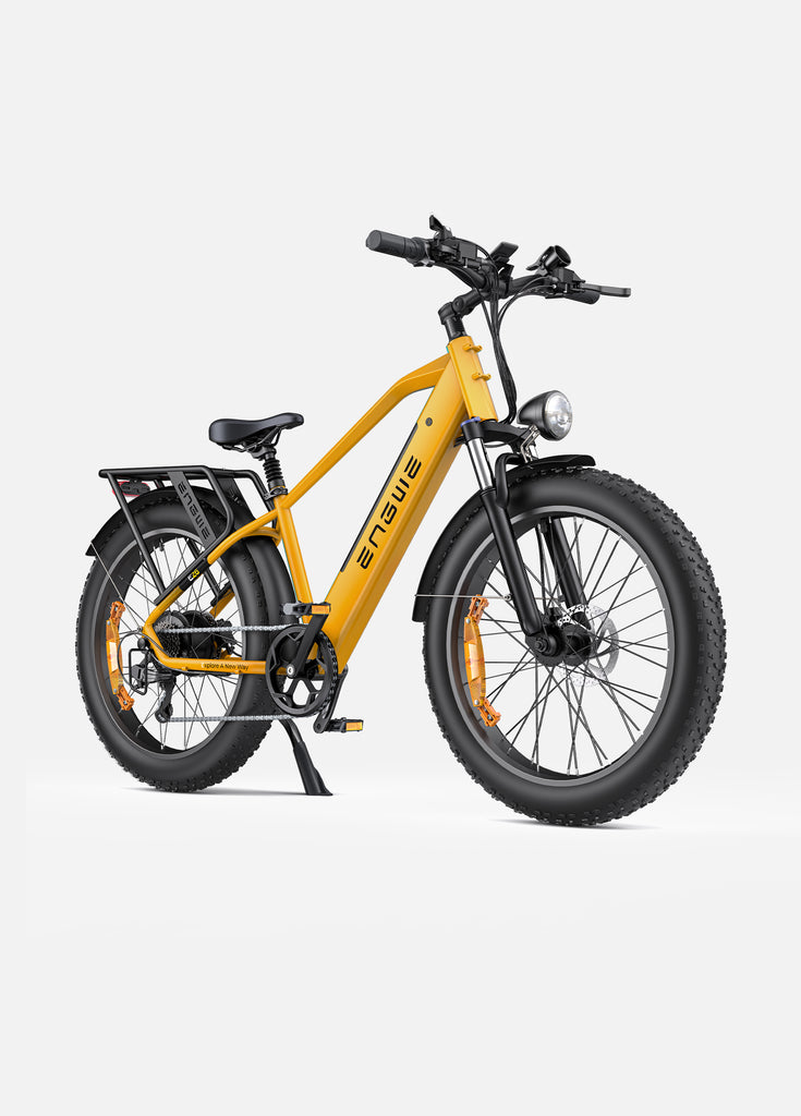 bumblebee yellow high-step engwe e26 commuter e bike