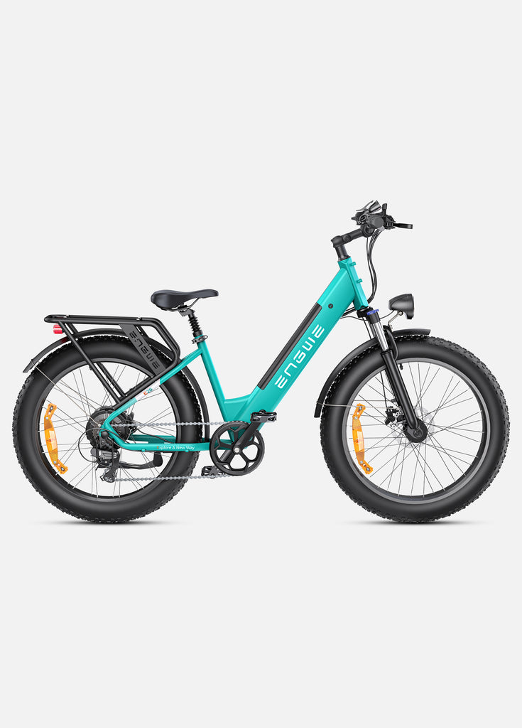  gem blue engwe e26 fat tire electric bike