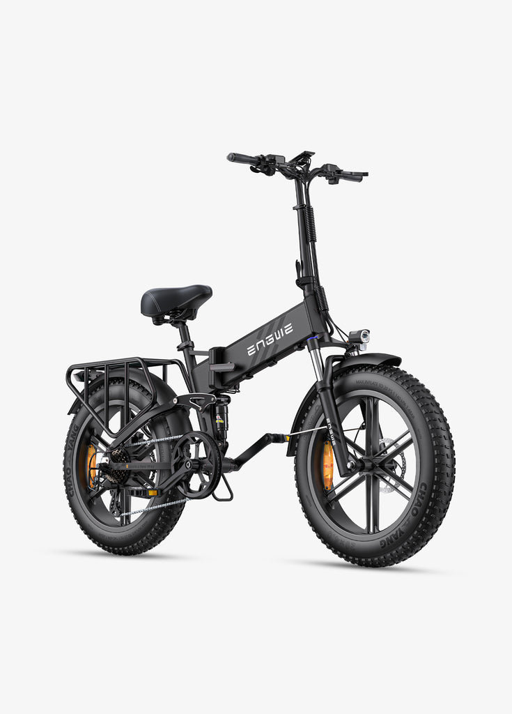 a space black engwe engine pro 2.0 all terrain electric bike