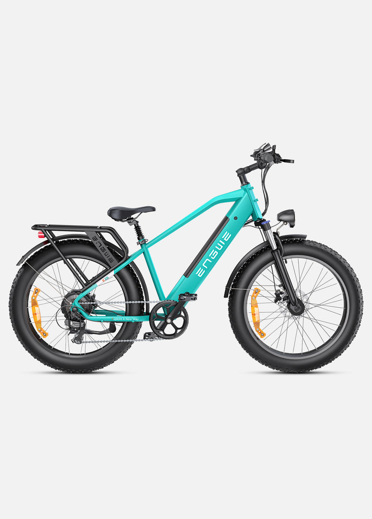 high-step gem blue engwe e26 electric fat bicycle